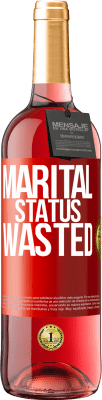 29,95 € 送料無料 | ロゼワイン ROSÉエディション 婚status状態：無駄 赤いタグ. カスタマイズ可能なラベル 若いワイン 収穫 2024 Tempranillo
