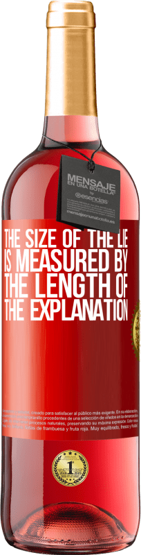 29,95 € Free Shipping | Rosé Wine ROSÉ Edition The size of the lie is measured by the length of the explanation Red Label. Customizable label Young wine Harvest 2023 Tempranillo
