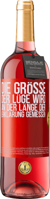 29,95 € Kostenloser Versand | Roséwein ROSÉ Ausgabe Die Größe der Lüge wird an der Länge der Erklärung gemessen Rote Markierung. Anpassbares Etikett Junger Wein Ernte 2023 Tempranillo