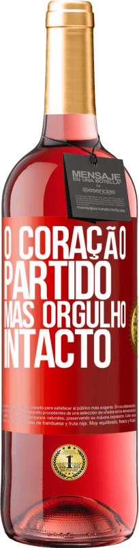 29,95 € Envio grátis | Vinho rosé Edição ROSÉ O coração partido Mas orgulho intacto Etiqueta Vermelha. Etiqueta personalizável Vinho jovem Colheita 2024 Tempranillo