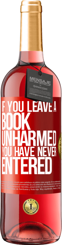 29,95 € 免费送货 | 桃红葡萄酒 ROSÉ版 如果您放心一本好书，那么您从未 红色标签. 可自定义的标签 青年酒 收成 2025 Tempranillo