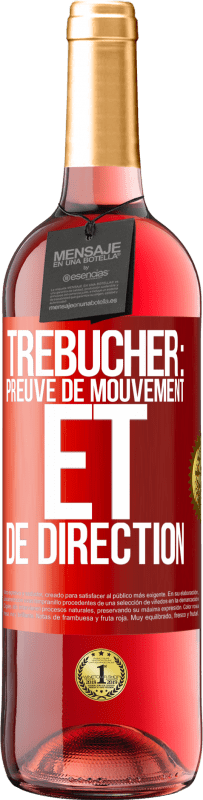 29,95 € Envoi gratuit | Vin rosé Édition ROSÉ Trébucher: preuve de mouvement et de direction Étiquette Rouge. Étiquette personnalisable Vin jeune Récolte 2025 Tempranillo