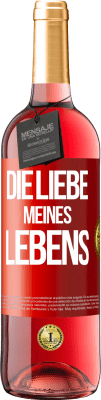 29,95 € Kostenloser Versand | Roséwein ROSÉ Ausgabe Die Liebe meines Lebens Rote Markierung. Anpassbares Etikett Junger Wein Ernte 2023 Tempranillo