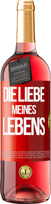 29,95 € Kostenloser Versand | Roséwein ROSÉ Ausgabe Die Liebe meines Lebens Rote Markierung. Anpassbares Etikett Junger Wein Ernte 2024 Tempranillo