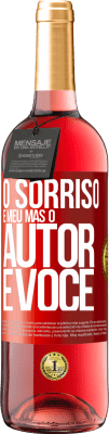 29,95 € Envio grátis | Vinho rosé Edição ROSÉ O sorriso é meu, mas o autor é você Etiqueta Vermelha. Etiqueta personalizável Vinho jovem Colheita 2024 Tempranillo