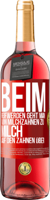 29,95 € Kostenloser Versand | Roséwein ROSÉ Ausgabe Beim Reifwerden geht man von Milchzähnen zu Milch auf den Zähnen über Rote Markierung. Anpassbares Etikett Junger Wein Ernte 2023 Tempranillo