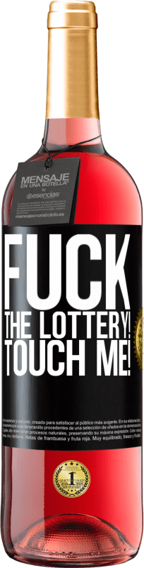 29,95 € Free Shipping | Rosé Wine ROSÉ Edition Fuck the lottery! Touch me! Black Label. Customizable label Young wine Harvest 2023 Tempranillo