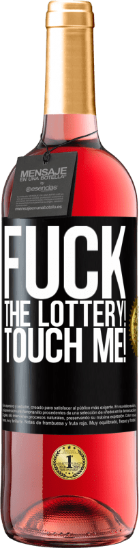 29,95 € Free Shipping | Rosé Wine ROSÉ Edition Fuck the lottery! Touch me! Black Label. Customizable label Young wine Harvest 2024 Tempranillo