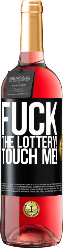 29,95 € Free Shipping | Rosé Wine ROSÉ Edition Fuck the lottery! Touch me! Black Label. Customizable label Young wine Harvest 2025 Tempranillo