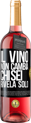 29,95 € Spedizione Gratuita | Vino rosato Edizione ROSÉ Il vino non cambia chi sei. Rivela solo Etichetta Nera. Etichetta personalizzabile Vino giovane Raccogliere 2023 Tempranillo