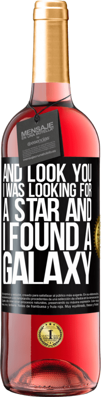 29,95 € Free Shipping | Rosé Wine ROSÉ Edition And look you, I was looking for a star and I found a galaxy Black Label. Customizable label Young wine Harvest 2024 Tempranillo