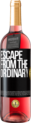 29,95 € Free Shipping | Rosé Wine ROSÉ Edition Escape from the ordinary Black Label. Customizable label Young wine Harvest 2024 Tempranillo