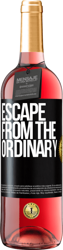29,95 € Free Shipping | Rosé Wine ROSÉ Edition Escape from the ordinary Black Label. Customizable label Young wine Harvest 2023 Tempranillo