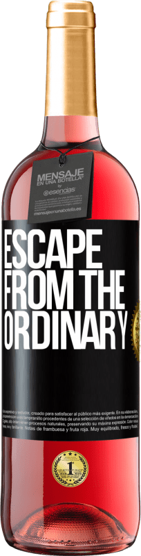 29,95 € Free Shipping | Rosé Wine ROSÉ Edition Escape from the ordinary Black Label. Customizable label Young wine Harvest 2024 Tempranillo