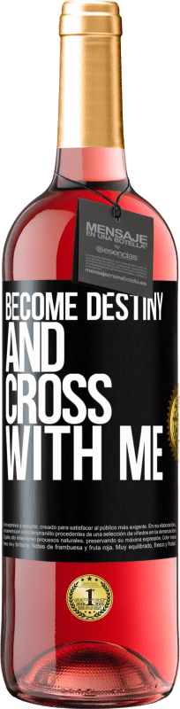 29,95 € Free Shipping | Rosé Wine ROSÉ Edition Become destiny and cross with me Black Label. Customizable label Young wine Harvest 2024 Tempranillo