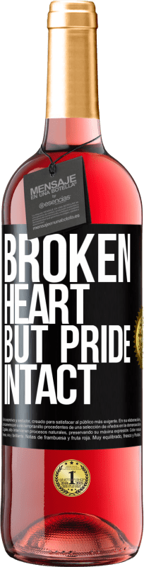 29,95 € Free Shipping | Rosé Wine ROSÉ Edition The broken heart But pride intact Black Label. Customizable label Young wine Harvest 2023 Tempranillo