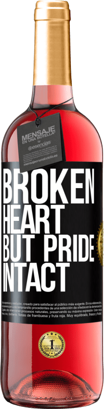 29,95 € Free Shipping | Rosé Wine ROSÉ Edition The broken heart But pride intact Black Label. Customizable label Young wine Harvest 2024 Tempranillo