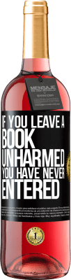 29,95 € Free Shipping | Rosé Wine ROSÉ Edition If you leave a book unharmed, you have never entered Black Label. Customizable label Young wine Harvest 2025 Tempranillo