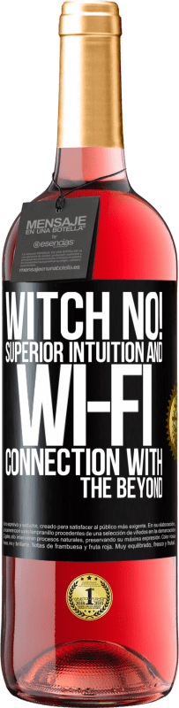 29,95 € Free Shipping | Rosé Wine ROSÉ Edition witch no! Superior intuition and Wi-Fi connection with the beyond Black Label. Customizable label Young wine Harvest 2023 Tempranillo