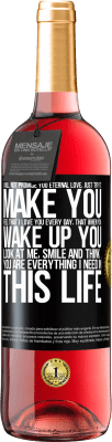 29,95 € Free Shipping | Rosé Wine ROSÉ Edition I will not promise you eternal love, just try to make you feel that I love you every day, that when you wake up you look at Black Label. Customizable label Young wine Harvest 2024 Tempranillo