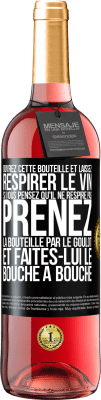 29,95 € Envoi gratuit | Vin rosé Édition ROSÉ Ouvrez cette bouteille et laissez respirer le vin. Si vous pensez qu'il ne respire pas prenez la bouteille par le goulot et fait Étiquette Noire. Étiquette personnalisable Vin jeune Récolte 2024 Tempranillo