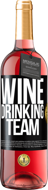 29,95 € Free Shipping | Rosé Wine ROSÉ Edition Wine drinking team Black Label. Customizable label Young wine Harvest 2025 Tempranillo