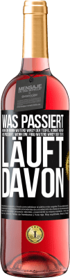 29,95 € Kostenloser Versand | Roséwein ROSÉ Ausgabe Was passiert, wenn ein Mann wütend wird? Der Teufel kommt hervor. Was passiert, wenn eine Frau wütend wird? Der Teufel läuft dav Schwarzes Etikett. Anpassbares Etikett Junger Wein Ernte 2023 Tempranillo