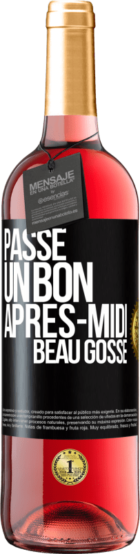 29,95 € Envoi gratuit | Vin rosé Édition ROSÉ Passe un bon après-midi, beau gosse Étiquette Noire. Étiquette personnalisable Vin jeune Récolte 2024 Tempranillo