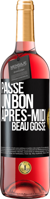 29,95 € Envoi gratuit | Vin rosé Édition ROSÉ Passe un bon après-midi, beau gosse Étiquette Noire. Étiquette personnalisable Vin jeune Récolte 2025 Tempranillo