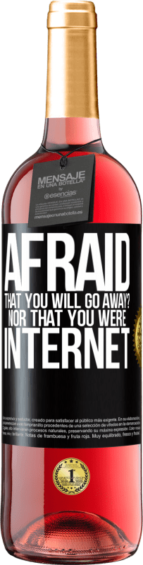 29,95 € Free Shipping | Rosé Wine ROSÉ Edition Afraid that you will go away? Nor that you were internet Black Label. Customizable label Young wine Harvest 2023 Tempranillo