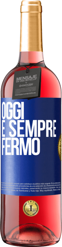 29,95 € Spedizione Gratuita | Vino rosato Edizione ROSÉ Oggi è sempre fermo Etichetta Blu. Etichetta personalizzabile Vino giovane Raccogliere 2024 Tempranillo