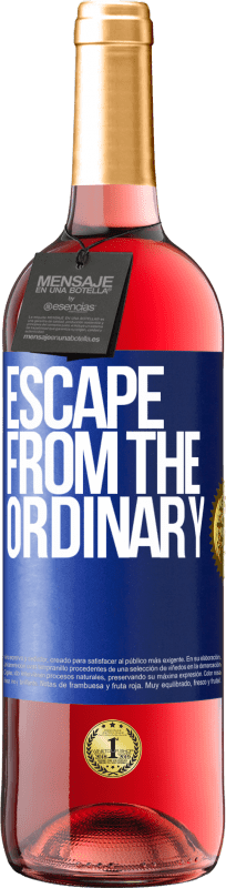 29,95 € Free Shipping | Rosé Wine ROSÉ Edition Escape from the ordinary Blue Label. Customizable label Young wine Harvest 2023 Tempranillo