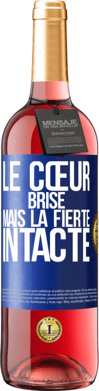 29,95 € Envoi gratuit | Vin rosé Édition ROSÉ Le cœur brisé. Mais la fierté intacte Étiquette Bleue. Étiquette personnalisable Vin jeune Récolte 2024 Tempranillo