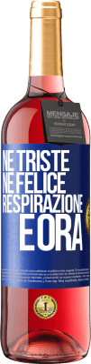 29,95 € Spedizione Gratuita | Vino rosato Edizione ROSÉ Né triste né felice. Respirazione e ora Etichetta Blu. Etichetta personalizzabile Vino giovane Raccogliere 2023 Tempranillo