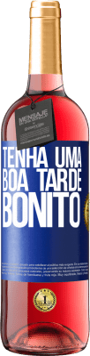 29,95 € Envio grátis | Vinho rosé Edição ROSÉ Tenha uma boa tarde, bonito Etiqueta Azul. Etiqueta personalizável Vinho jovem Colheita 2023 Tempranillo