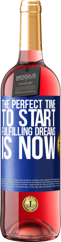 29,95 € Free Shipping | Rosé Wine ROSÉ Edition The perfect time to start fulfilling dreams is now Blue Label. Customizable label Young wine Harvest 2023 Tempranillo