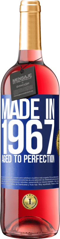 29,95 € Free Shipping | Rosé Wine ROSÉ Edition Made in 1967. Aged to perfection Blue Label. Customizable label Young wine Harvest 2024 Tempranillo