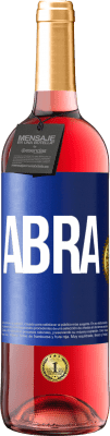 29,95 € Envio grátis | Vinho rosé Edição ROSÉ Abra Etiqueta Azul. Etiqueta personalizável Vinho jovem Colheita 2025 Tempranillo