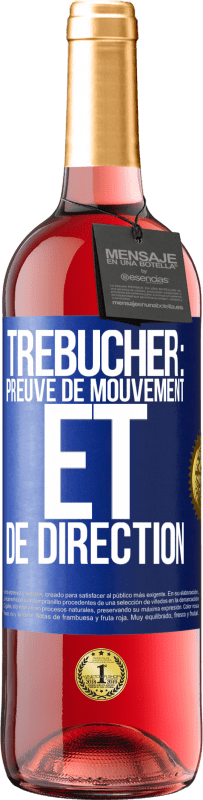29,95 € Envoi gratuit | Vin rosé Édition ROSÉ Trébucher: preuve de mouvement et de direction Étiquette Bleue. Étiquette personnalisable Vin jeune Récolte 2025 Tempranillo