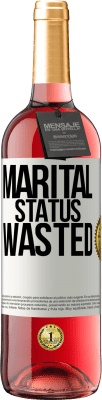 29,95 € Free Shipping | Rosé Wine ROSÉ Edition Marital status: wasted White Label. Customizable label Young wine Harvest 2024 Tempranillo