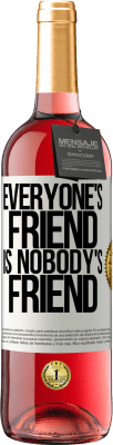 29,95 € Free Shipping | Rosé Wine ROSÉ Edition Everyone's friend is nobody's friend White Label. Customizable label Young wine Harvest 2023 Tempranillo