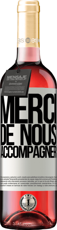29,95 € Envoi gratuit | Vin rosé Édition ROSÉ Merci de nous accompagner Étiquette Blanche. Étiquette personnalisable Vin jeune Récolte 2025 Tempranillo
