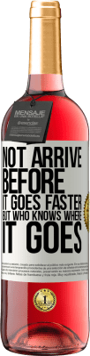 29,95 € Free Shipping | Rosé Wine ROSÉ Edition Not arrive before it goes faster, but who knows where it goes White Label. Customizable label Young wine Harvest 2025 Tempranillo