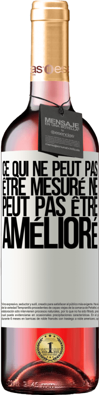 29,95 € Envoi gratuit | Vin rosé Édition ROSÉ Ce qui ne peut pas être mesuré ne peut pas être amélioré Étiquette Blanche. Étiquette personnalisable Vin jeune Récolte 2024 Tempranillo