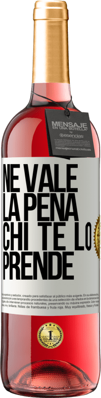 29,95 € Spedizione Gratuita | Vino rosato Edizione ROSÉ Ne vale la pena chi te lo prende Etichetta Bianca. Etichetta personalizzabile Vino giovane Raccogliere 2024 Tempranillo