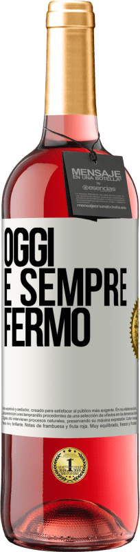 29,95 € Spedizione Gratuita | Vino rosato Edizione ROSÉ Oggi è sempre fermo Etichetta Bianca. Etichetta personalizzabile Vino giovane Raccogliere 2024 Tempranillo