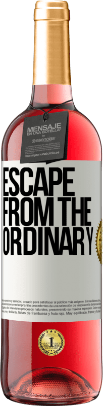 29,95 € Free Shipping | Rosé Wine ROSÉ Edition Escape from the ordinary White Label. Customizable label Young wine Harvest 2024 Tempranillo