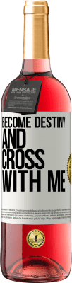 29,95 € Free Shipping | Rosé Wine ROSÉ Edition Become destiny and cross with me White Label. Customizable label Young wine Harvest 2023 Tempranillo
