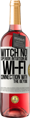 29,95 € Free Shipping | Rosé Wine ROSÉ Edition witch no! Superior intuition and Wi-Fi connection with the beyond White Label. Customizable label Young wine Harvest 2024 Tempranillo
