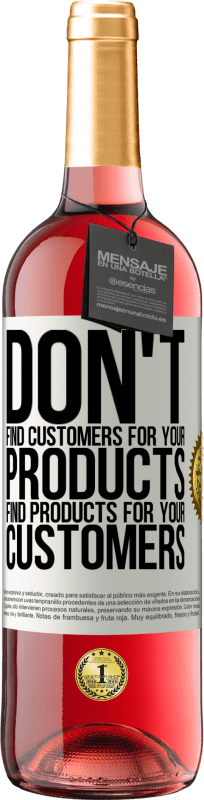 29,95 € Free Shipping | Rosé Wine ROSÉ Edition Don't find customers for your products, find products for your customers White Label. Customizable label Young wine Harvest 2025 Tempranillo